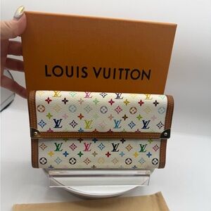 🔥Louis Vuitton Murakami
Multicolo PorteTresor International Wallet